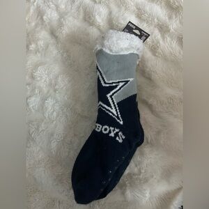 Women Dallas Cowboys Footy Slippers